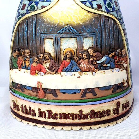 Jim Shore “The Last Supper” ANGEL "Do This In Remembrance Of Me" 10 inch Tall - Picture 3 of 11